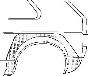 VAN WEZEL 581046 -  Боковина